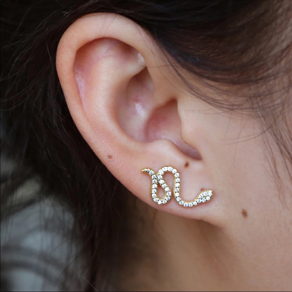 Snake earring climbers